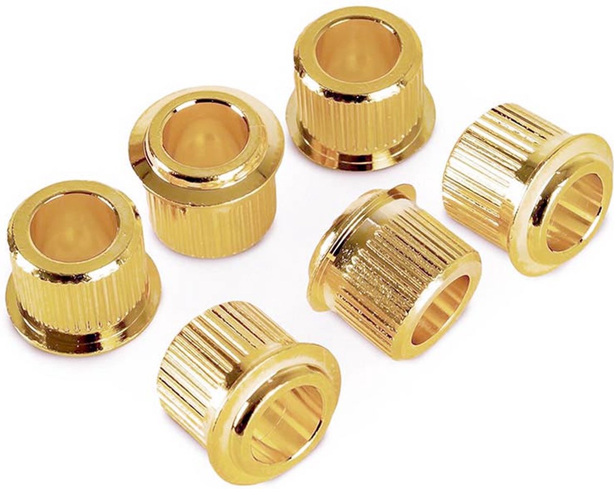 Hosco Japan BU-CBG conversion bushings,10,2mm diameter, gold, round top, 6 pcs