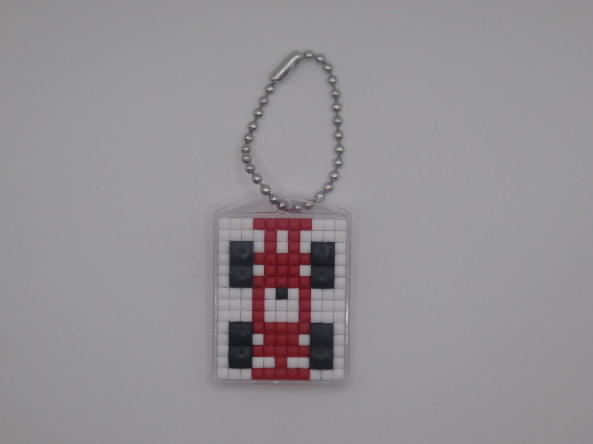 Sleutelhanger, Raceauto, Rood, Pixels.