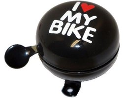 Fietsbel I Love My Bike 60 Mm | Zwart | Maat: 1Size
