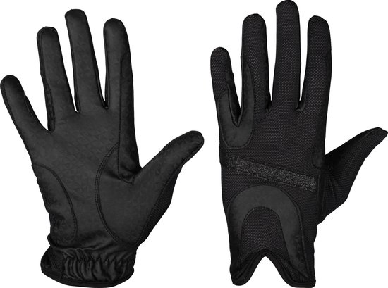 Horka - Gants d'été à rayures scintillantes - Zwart - XXL