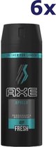 6x Axe Deospray - Apollo 150 ml