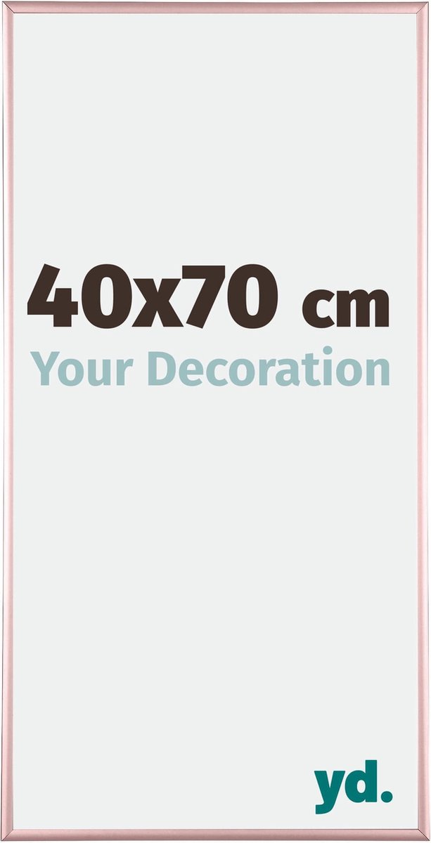 yd. Your Decoration - Fotolijst 40x70 cm - Aluminium - Koper - Kent