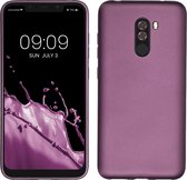 kwmobile telefoonhoesje geschikt voor Xiaomi Pocophone F1 - Hoesje voor smartphone - Back cover in metallic lila