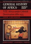 General History of Africa volume 7 [pbk abridged – Africa under Colonial Domination 1880–1935