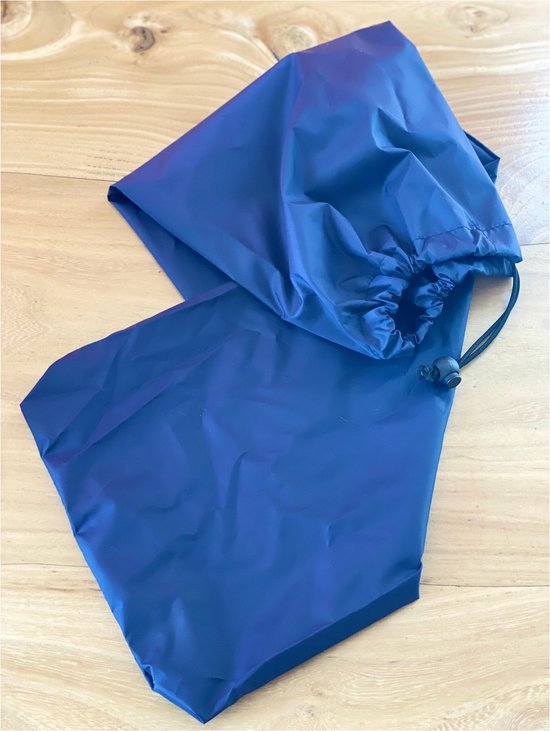 sac de rangement, sac de rangement 4 pièces avec cordon de serrage, 25 x 75 cm bleu, hydrofuge, organisateur pour ranger tout et n'importe quoi