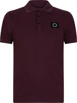 Jongens polo pique - Warm bordeaux