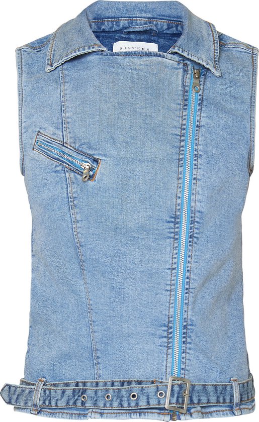 Foto: Sisters point vest owi ve light blue wash maat l