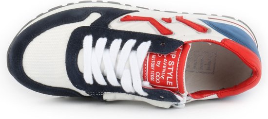 HIP H1841 Sneakers Rood/Wit/Blauw | bol.com