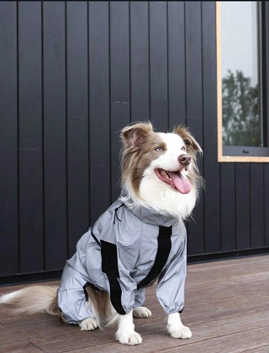 1pc reflecterende pet regenjas voor hond voor regenachtige dag - honden -  kat - jas -... | bol.com