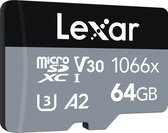 Lexar Professional 1066x microSDXC UHS-I Cards SILVER Series 64 GB Klasse 10