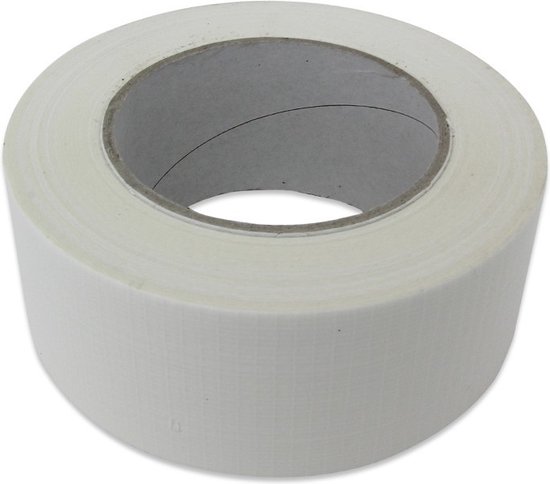 Witte ducttape rol.