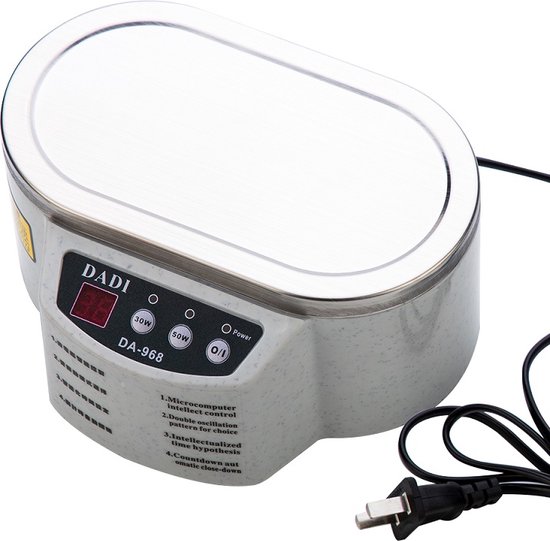 Nettoyeur à ultrasons Modito - 600 ml - Appareil de nettoyage pour Bijoux -  40 000 Hz