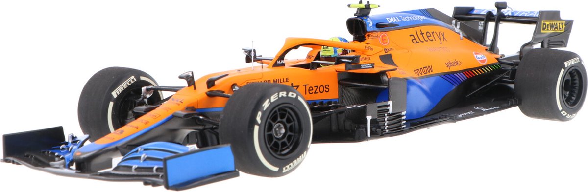 McLaren F1 Team MCL35M #4 (Lando Norris) 2nd Place Italian GP 2021 - 1:18 - Minichamps