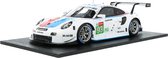 De 1:18 Diecast Modelcar van een Porsche 991 RSR 4.0L Flat-6 Team Porsche GT #93 van de 24H LeMans 2019.De rijders waren N. Tandy / E. Bamber en P. Pilet.De fabrikant van het schaalmodel is Spark.Dit model is alleen online beschikbaar.