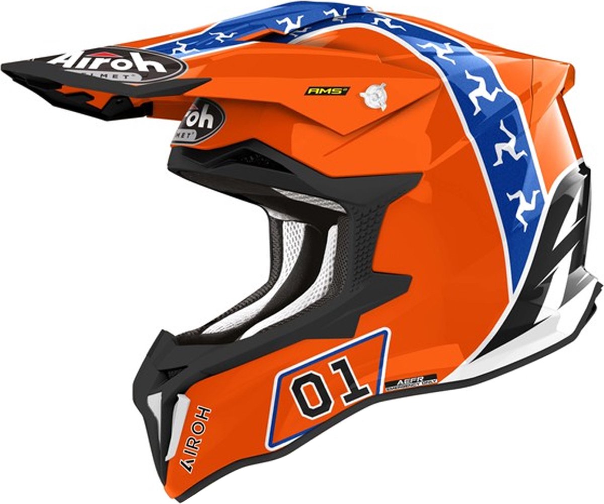 Airoh Strycker Hazzard Gloss Helmet XL - Maat XL - Helm