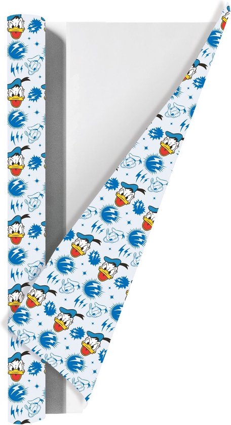 Foto: Donald duck kaftpapier voor schoolboeken 200 x 70 cm 3 rollen