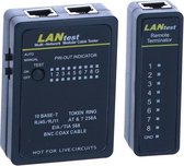 Testeur de câble réseau professionnel Danicom UTP - FTP - S/FTP et coaxial en pochette - câble réseau