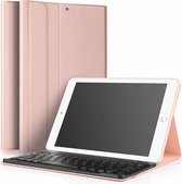 iPadspullekes - Apple iPad Mini 4 Toetsenbord hoes - Afneembaar bluetooth toetsenbord - Sleep/Wake-up functie - Keyboard - Case - Magneetsluiting - QWERTY - Roze