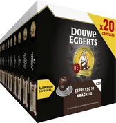 Douwe Egberts Espresso Intense Capsules à café - 10 x 20 capsules - pack économique
