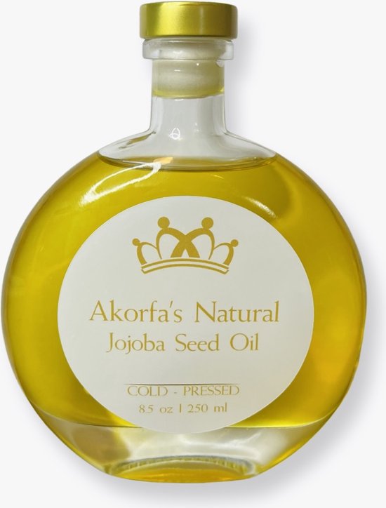 Foto: Biologische jojoba olie koudgeperst 250 ml organic jojoba oil cold pressed