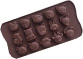 Siliconen teddy Beer Mal Paars – Chocoladevorm – Bakken - Koken - Mal - Chocolate mould - Teddybeer - Gelatine vorm + gratis pipet