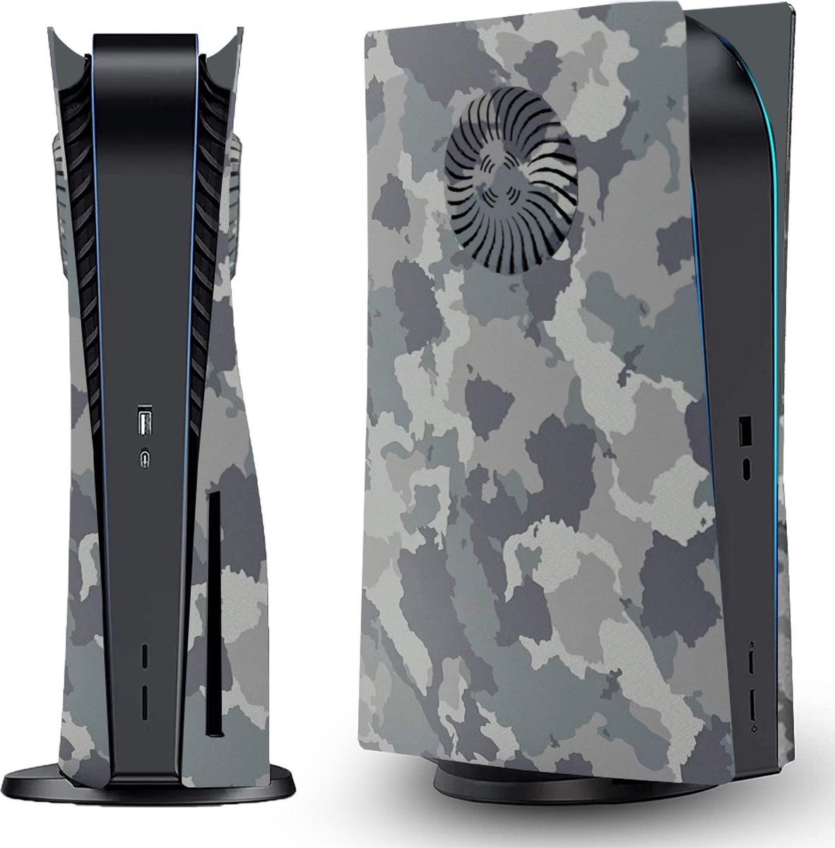 Faceplates Geschikt voor PlayStation 5 Disk Edition - Camo - Console Skin Cover - Faceplate - Cover Plate - Plates - Game Accessoires voor PS5 - Camouflage