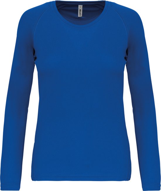 Damessportshirt 'Proact' met lange mouwen Royal Blue - XL