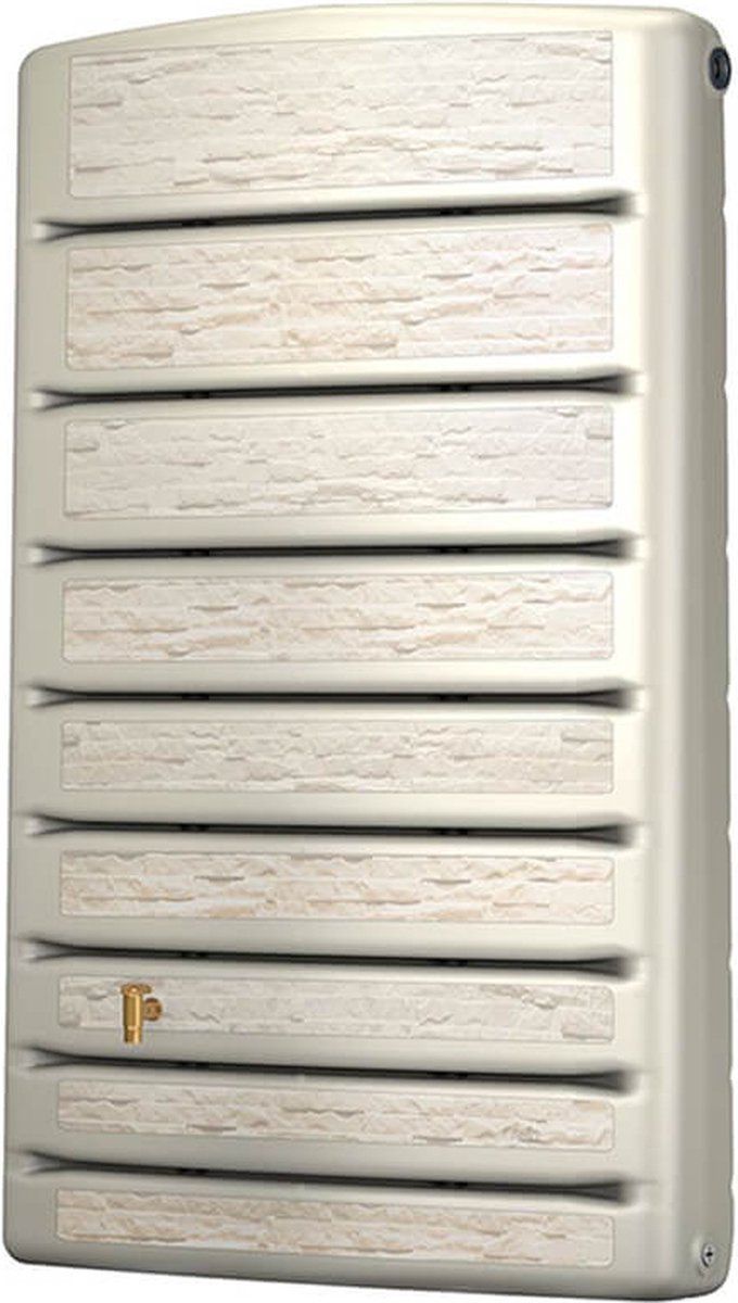Garantia - Regenton ExtraSlim - Stone Decor - 400 liter - Beige