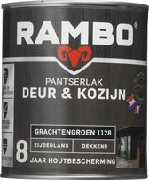 Rambo Deur & Kozijn pantser lak - zijdeglans dekkend - grachten groen 1128 - 2,5 liter