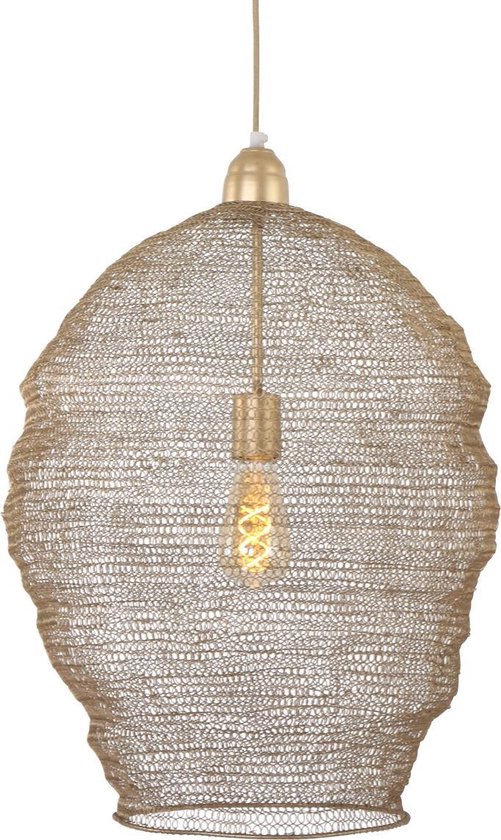 Lampe à suspension Light & Living Nina | lampe en maille | Ø45 cm |  réglable en... | bol.com