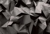 Fotobehang Modern Abstract Geometric Art | DEUR - 211cm x 90cm | 130g/m2 Vlies