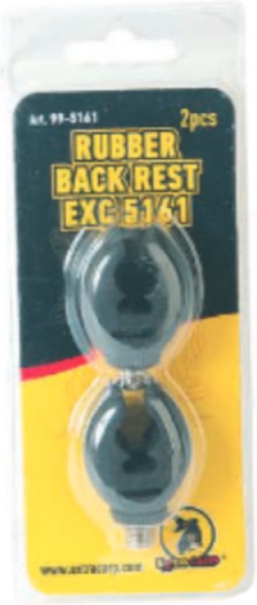 EXC Rubber Back Rest 2pcs - Grip Achtersteun - 2 stuks - Hengelsteun - Rod Rest van Merkloos — afbeelding 2