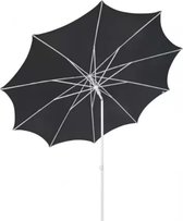 Borek - Parasol bâton Etoile dia. 250 cm taupe