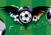 Fotobehang Football  | XXXL - 416cm x 254cm | 130g/m2 Vlies