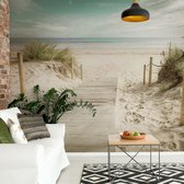 Peinture murale Pastel Colors Sandy Beach | V8 - 368 cm x 254 cm | Polaire 130gr / m2