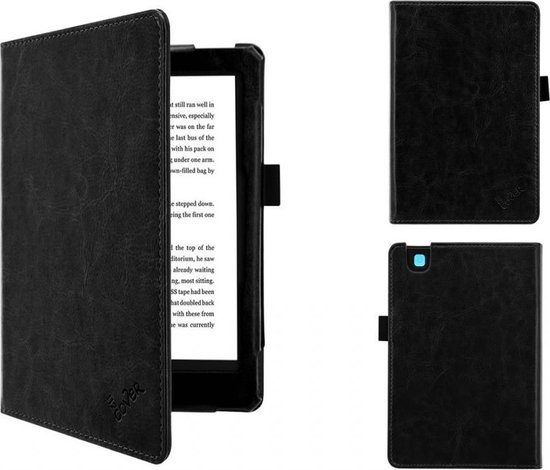 Kobo Aura 2nd edition 6 inch eReader Sleep Cover, Premium Business Case, Betaalbare zwarte Hoes-Sleepcover voor Kobo Aura editie 2 (2016), sleeve / tas, zwart , merk