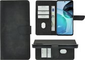 MoDo hoesje voor Motorola Moto G53 - Kunstleer Book Case - Zwart