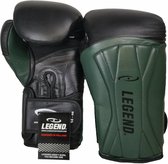 Legend Sports Bokshandschoenen - Power Special -  zwart/groen - 12 oz