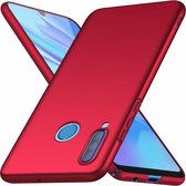 Ultra thin Huawei P30 Lite case - rood + gratis glazen Screenprotector