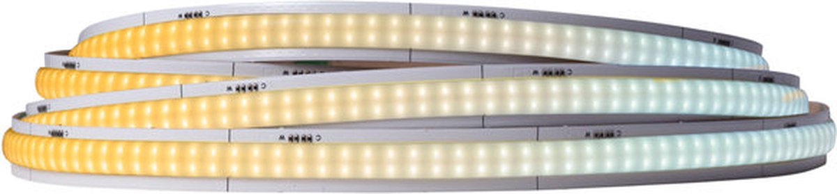 LED COB Strip 24 Volt | 5 meter | 10mm | IP20 | CCT - Kleurwissel