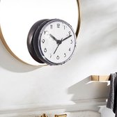 Horloge de Douche - Avec ventouse - Étanche - Horloge de douche couleur Anthracite - Horloge de cuisine - Coach de Shower - Coach de Douche avec ventouse