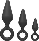 Erodit® Buttplug set– Anaalplug – 3-delige Buttplug set - Prostaat –G-spot- Stimulatie - Masturbatie -anaal speeltjes- erotisch spel- sex toys - seksspeeltjes - Erotiek voor mannen en vrouwen