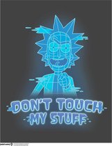 Rick And Morty Poster Don't Touch My Stuff Multicolours