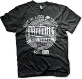 Back To The Future Heren Tshirt -XL- Save The Clock Tower Zwart