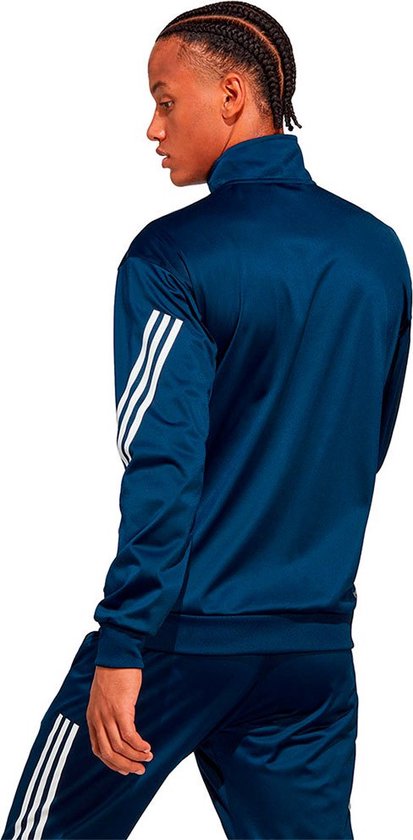 Adidas 3 Stripes Knit Jacket, Veste de survêtement pour homme, Taille S- Bleu  foncé | bol.