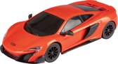 Playtive Bestuurbare Auto McLaren 675LT Coupe - Oranje - Schaal: 1:24 - Snelheid: ca. 7 km/u - Aanbevolen leeftijd: vanaf 6 jaar - Met oplichtende koplampen bij het vooruit rijden - Rijduur: ca. 40 minuten