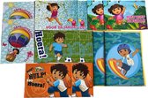 Set de 12 cartes d'anniversaire / carte de voeux Dora et Diego, anniversaire enfant