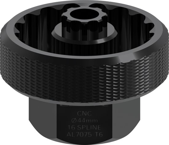 Outil de boîtier de pédalier Lezyne CNC Alloy 4416 - Outils - Holotech - 41mm - Zwart