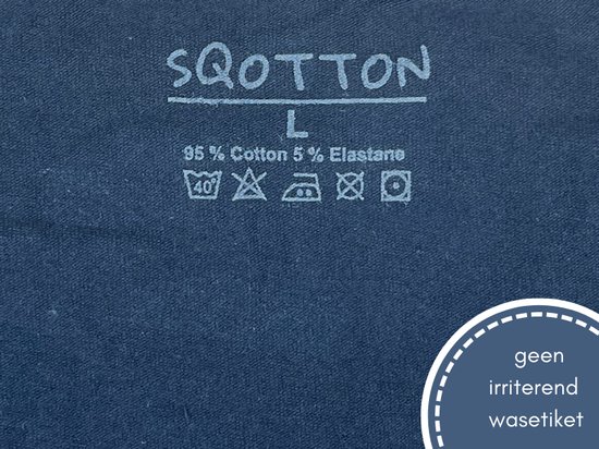 Caleçon - SQOTTON® - Criss Cross - Rouge/ Blauw - Taille M