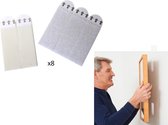 WDMT™ Ophangtape voor zware voorwerpen - Dubbelzijdig foam tape voor het veilig ophangen van schilderijen, spiegels en decoraties - Wit